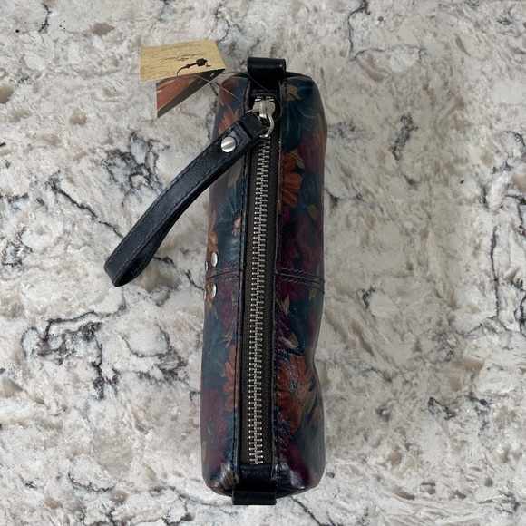 Patricia Nash Black Cosmetic Bag with Floral Design - Picture 6 of 8